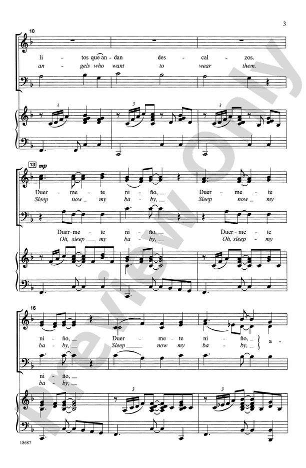 A La Puerta Del Cielo - 3-Part Mixed Choral Octavo (Digital Download)