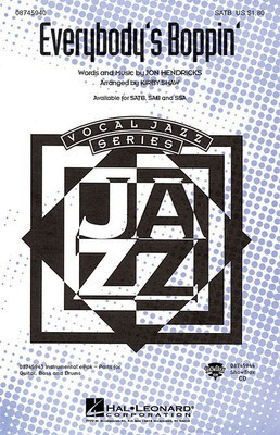 Everybody's Boppin' - Jon Hendricks - Kirby Shaw Hal Leonard ShowTrax CD CD