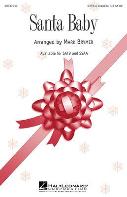 Santa Baby - SSAA Mark Brymer Hal Leonard Choral Score Octavo