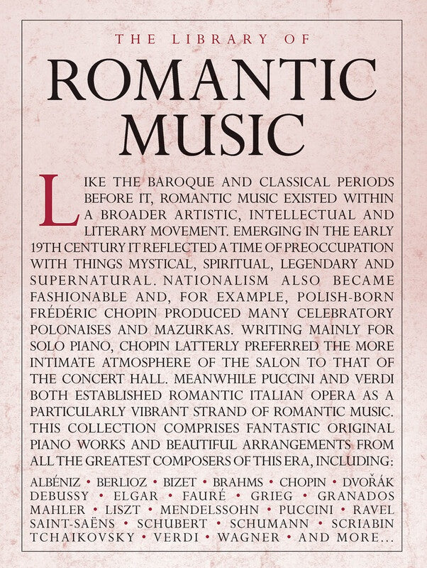 Library Of Romantic Music Piano - 14043592