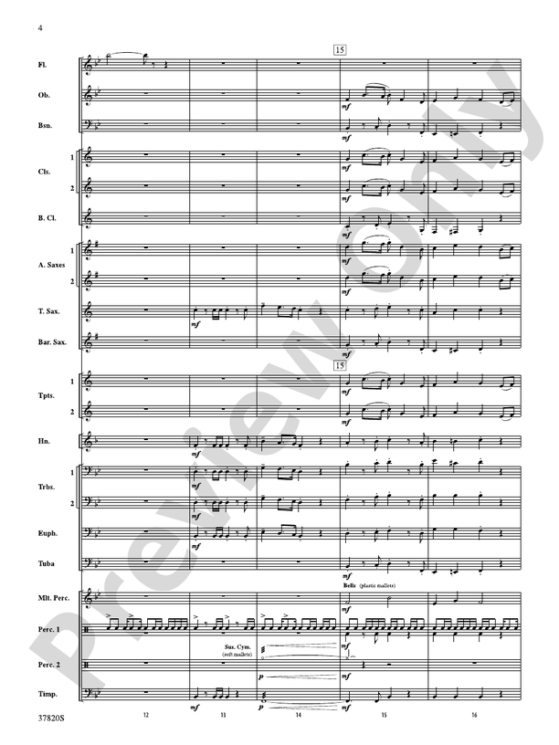 Wings - Concert Band Conductor Score & Parts (Digital Download)