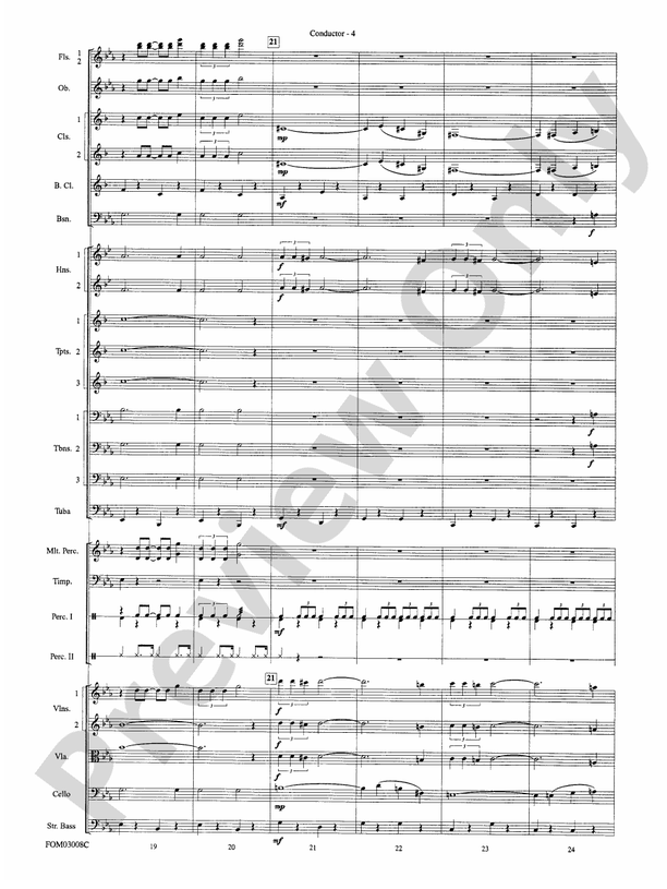 Chicago (from the musical Chicago) – Full Orchestra Conductor Score & Parts (Digital Download)
