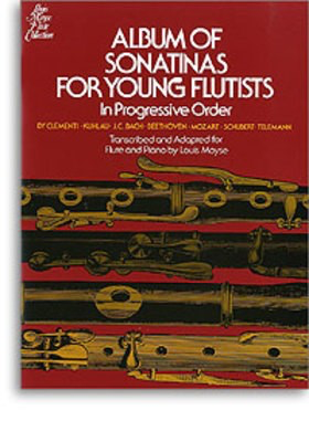 Album of Sonatinas for Young Flutists - In Progressive Order for Flute & Piano - Various - Flute Louis Moyse G. Schirmer, Inc.