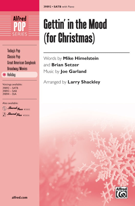 Gettin' in the Mood (for Christmas) – SATB Choral Octavo (Digital Download)