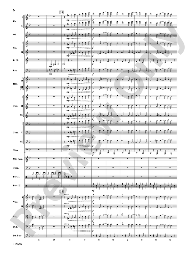 Salute to the Cinema – Full Orchestra Conductor Score & Parts (Digital Download)