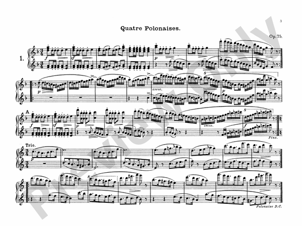 Schubert - Original Compositions for Four Hands, Volume III - 1 Piano, 4 Hands (Digital Download)