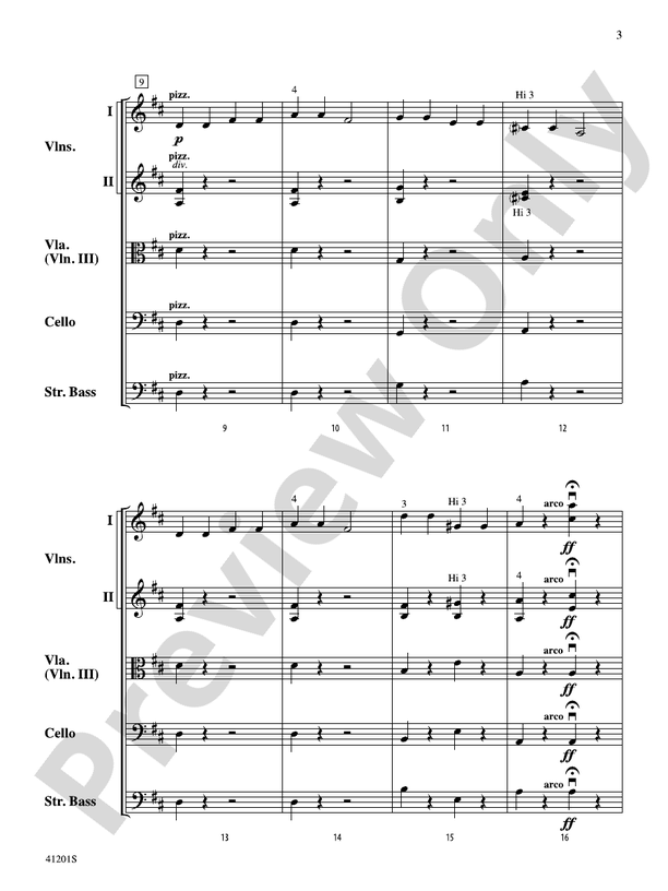Andante from Symphony No. 94 – String Orchestra Conductor Score & Parts (Digital Download)