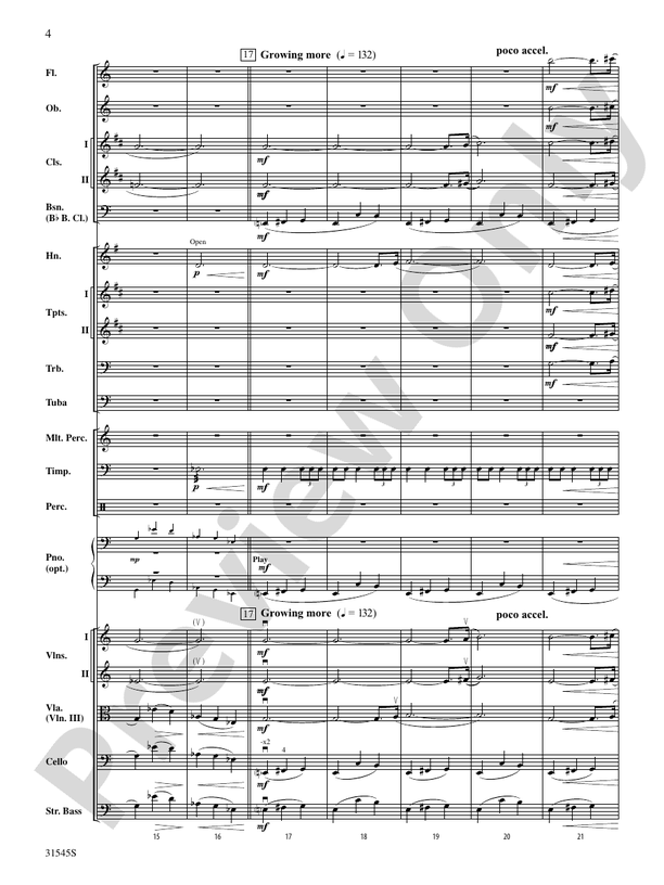 Galileo's Vision – Full Orchestra Conductor Score & Parts (Digital Download)