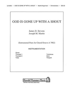 God Is Gone Up with a Shout - David Angerman|Joseph M. Martin - Shawnee Press Instrumental Parts Score/Parts