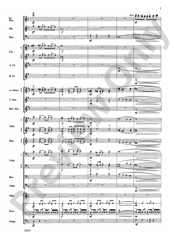 A Simple Celebration - Concert Band Conductor Score & Parts (Digital Download)