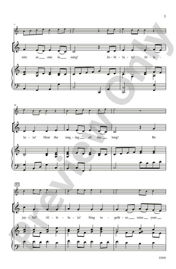 Jubilate! Alleluia! – 2-Part Choral Octavo (Digital Download)
