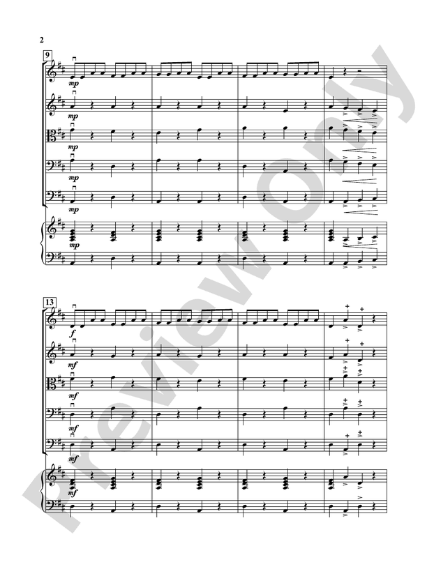Jumpin' Jelly Beans - Loreta Fin – String Orchestra Conductor Score & Parts (Digital Download)
