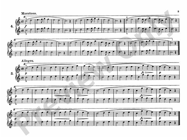 Berens - Melodious Exercises, Op. 62 - 1 Piano, 4 Hands (Digital Download)