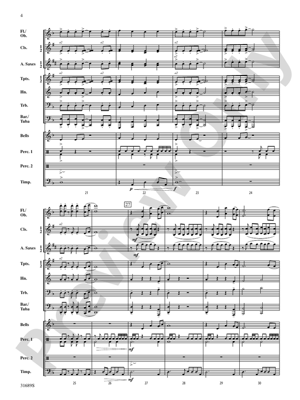 Rite of Ascension - Concert Band Conductor Score & Parts (Digital Download)