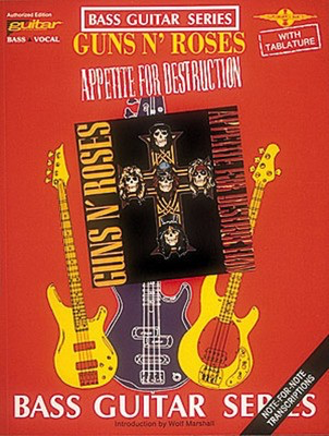 Guns N' Roses - Appetite for Destruction* - Bass Guitar Cherry Lane Music Bass TAB