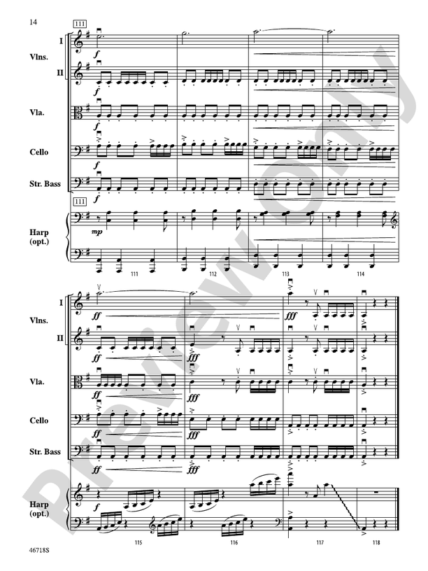 North of the Mountain - String Orchestra Conductor Score & Parts (Digital Download)