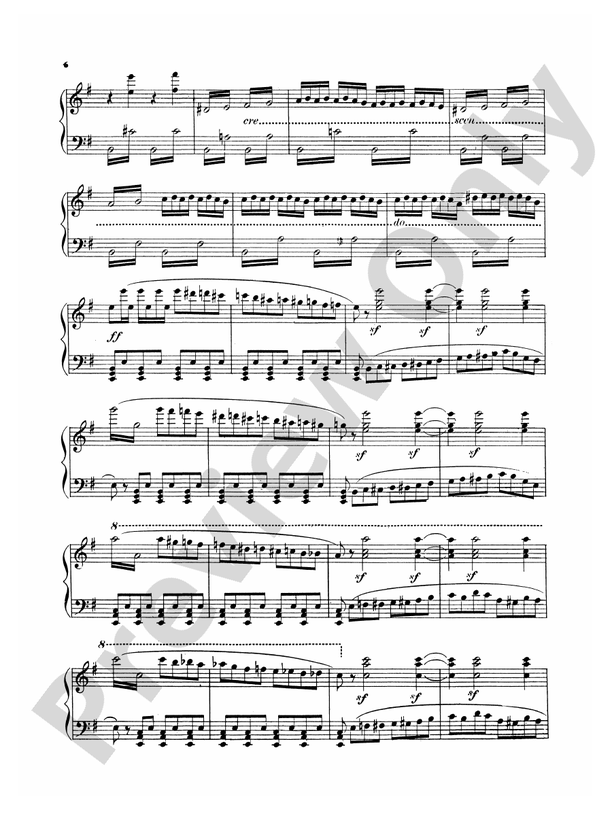 Rossini - Album of Six Overtures - Piano Solo (Digital Download)