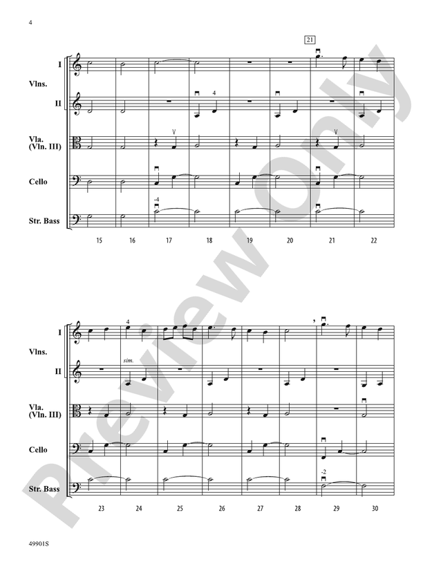 Prelude to Christmas - String Orchestra Conductor Score & Parts (Digital Download)