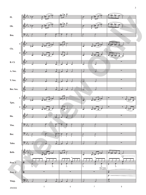 Fancy Like - Concert Band Conductor Score & Parts (Digital Download)