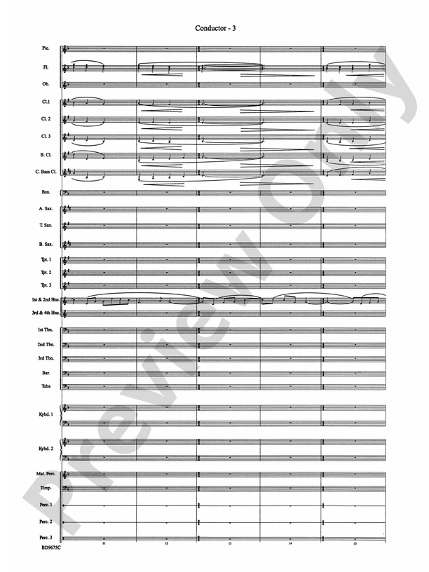 Twelve Seconds to the Moon - Concert Band Conductor Score & Parts (Digital Download)