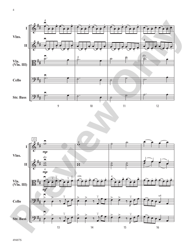 Bow Olympics - String Orchestra Conductor Score & Parts (Digital Download)