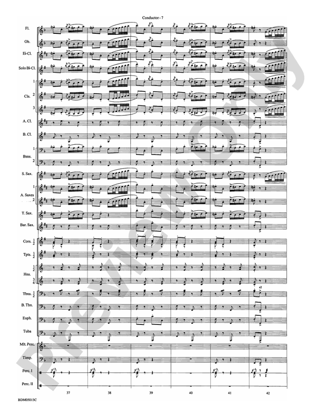 Pineapple Poll (Suite from the Ballet) - Concert Band Conductor Score & Parts (Digital Download)