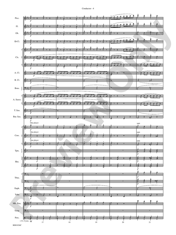 Fiddle-Faddle (Grade 3.5) - Concert Band Conductor Score & Parts (Digital Download)