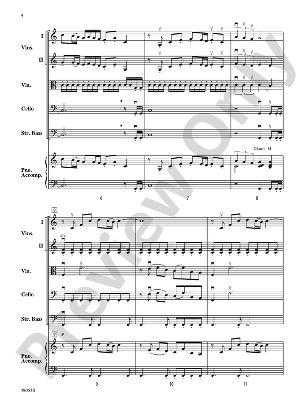 Bach to Rock - String Orchestra Conductor Score & Parts (Digital Download)