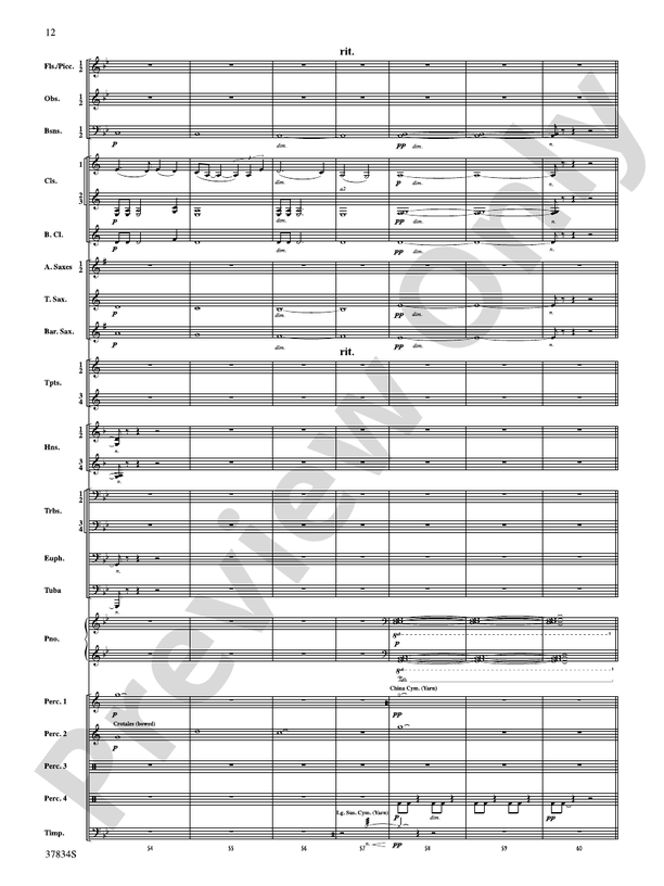 Poor Wayfaring Stranger - Concert Band Conductor Score & Parts (Digital Download)