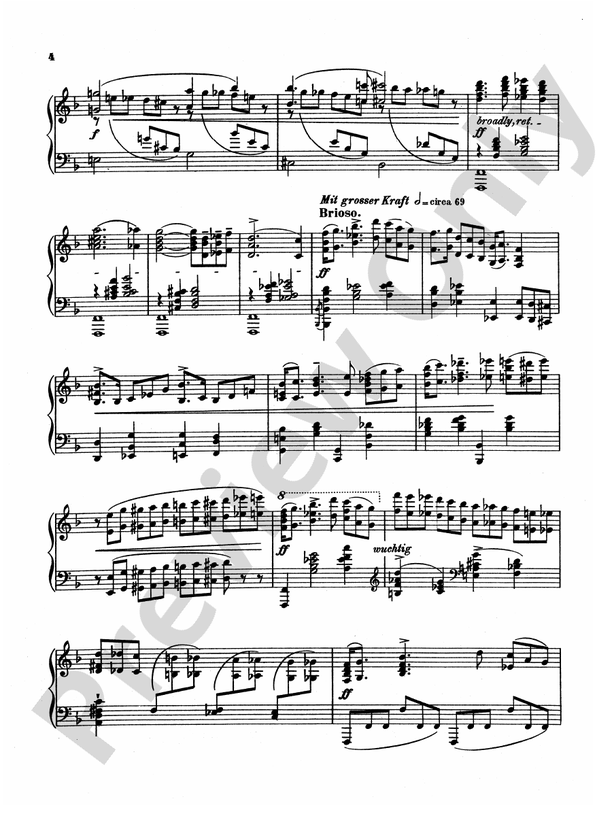 MacDowell - Sonata No. 3, Op. 57 - Piano Solo (Digital Download)