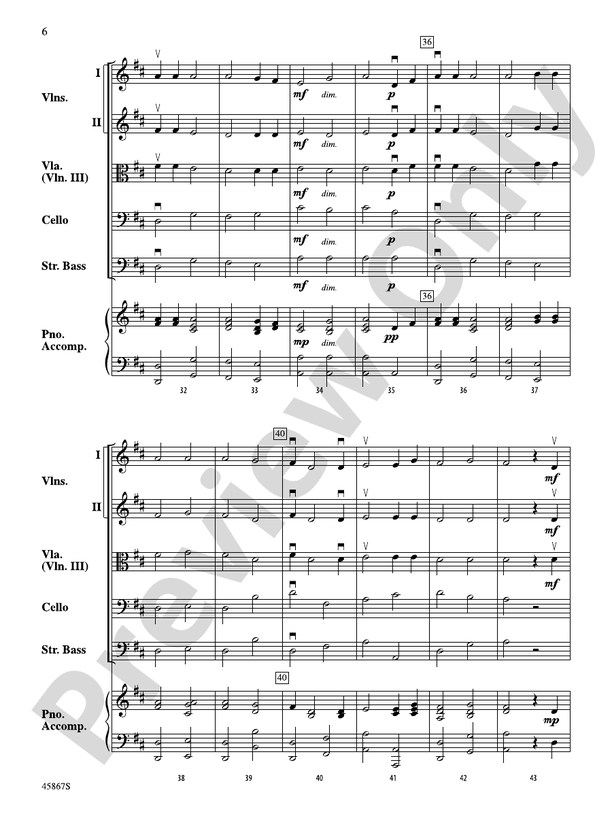 Campfire Songs - String Orchestra Conductor Score & Parts (Digital Download)