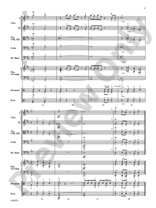 Violento - String Orchestra Conductor Score & Parts (Digital Download)