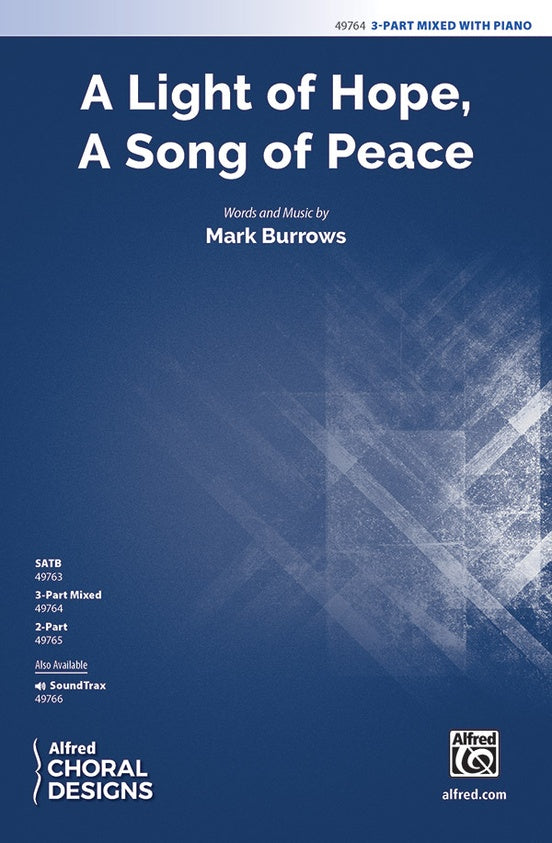 A Light of Hope, A Song of Peace - 3 Part Mixed Choral Octavo (Digital Download)