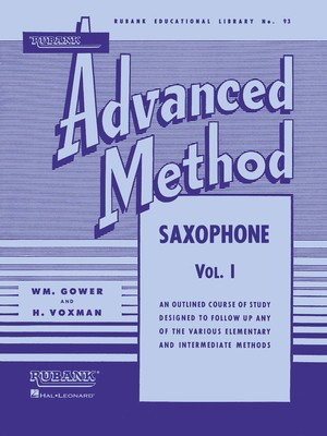 Rubank Advanced Method Volume 1 - Saxophone Rubank 4470370