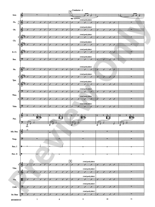 All Is Calm (Based on "Silent Night") – Full Orchestra Conductor Score & Parts (Digital Download)