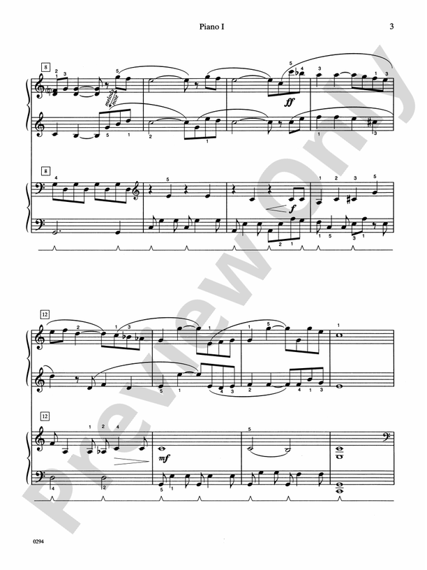 Romantic Interlude - 2 Pianos, 8 Hands (Digital Download)