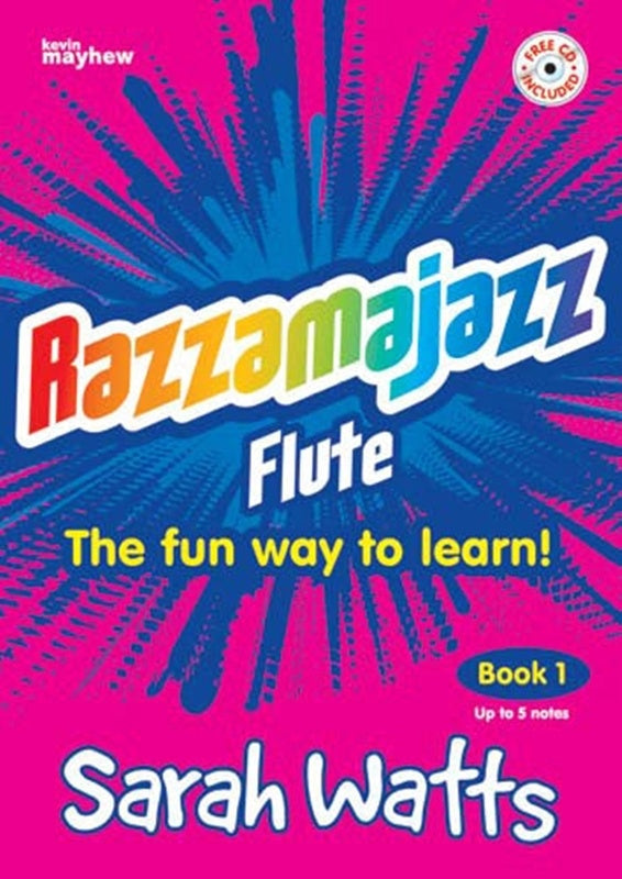 Razzamajazz Book 1 -  Flute/CD by Watts Mayhew M3611573
