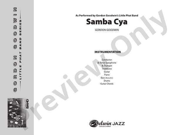 Samba Cya - Jazz Ensemble Conductor Score & Parts (Digital Download)