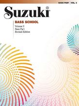 Suzuki Bass School Bass Book/Volume 3 - Double Bass Book Only, No CD International Edition Summy Birchard 0376S
