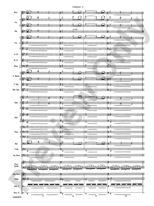 The Lord of the Rings: The Two Towers, Symphonic Suite from - Concert Band Conductor Score & Parts (Digital Download)