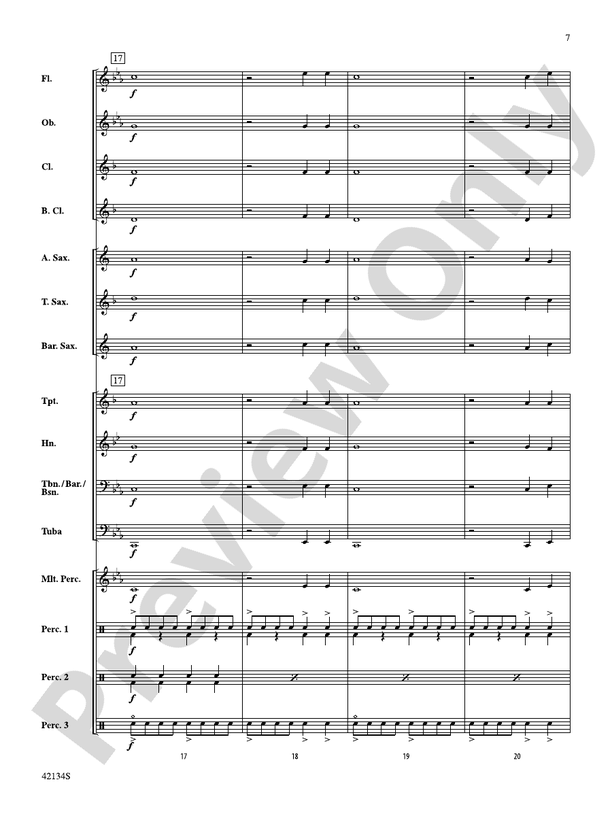 Warp Speed - Concert Band Conductor Score & Parts (Digital Download)