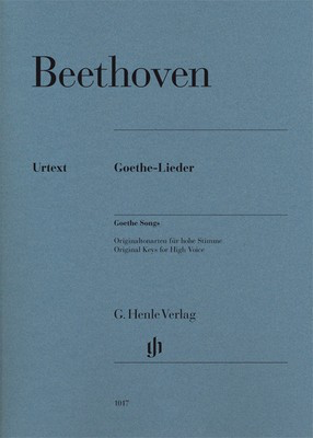 Goethe Songs High Voice/Piano