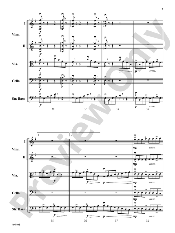 Subterranean Dialogues - String Orchestra Conductor Score & Parts (Digital Download)