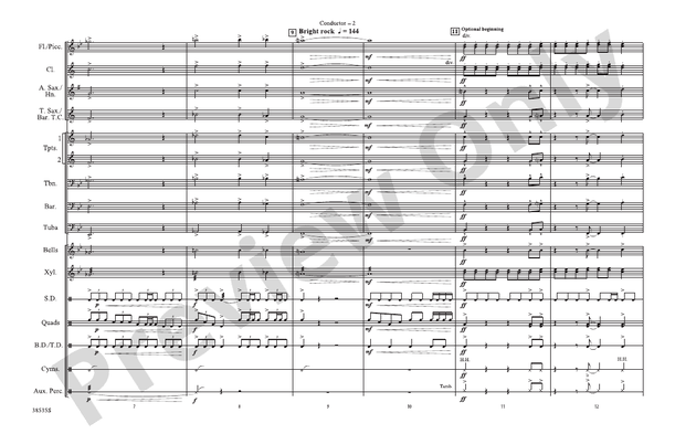 Prologue / Little Shop of Horrors – Marching Band Conductor Score & Parts (Digital Download)