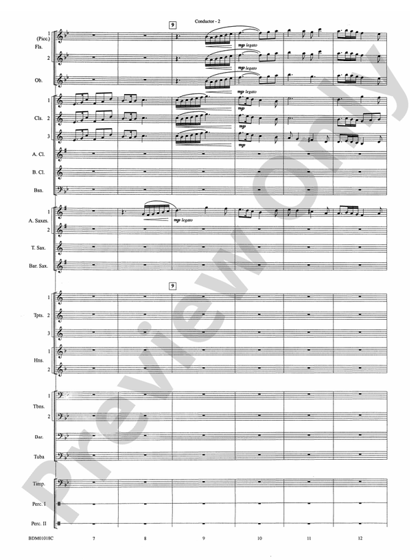 Gigue Fran√ßaise - Concert Band Conductor Score & Parts (Digital Download)