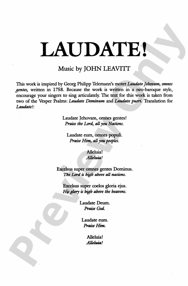 Laudate! – 3-Part Mixed Choral Octavo (Digital Download)