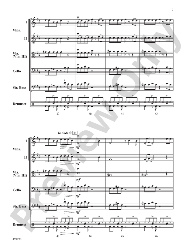 Bones - String Orchestra Conductor Score & Parts (Digital Download)