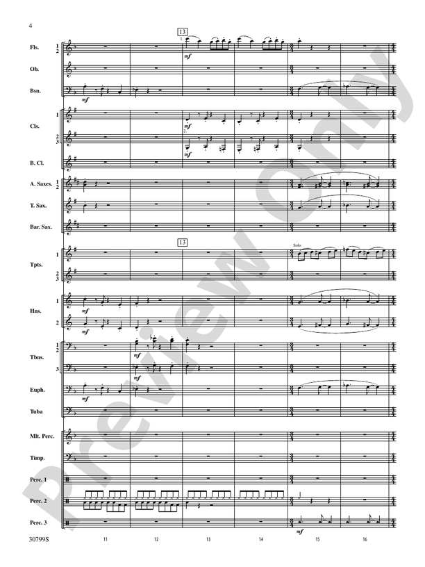 Intrada Festiva - Concert Band Conductor Score & Parts (Digital Download)