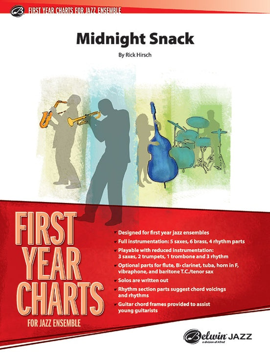 Midnight Snack – Jazz Ensemble Conductor Score & Parts (Digital Download)