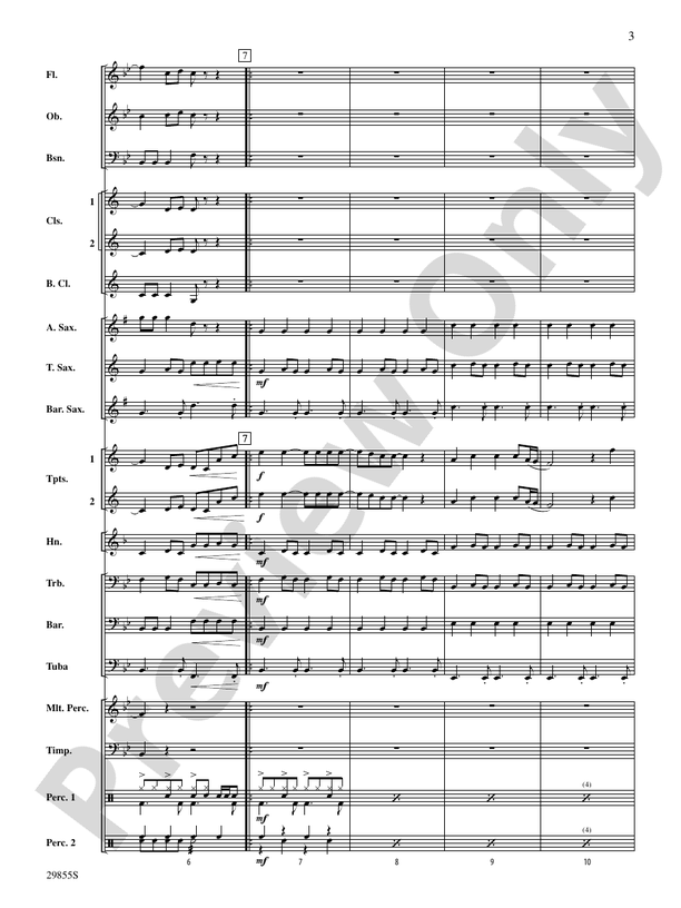 Hsien - Concert Band Conductor Score & Parts (Digital Download)